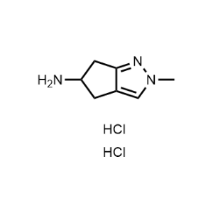 2-methyl-5,6-dihydro-4H-cyclopenta[c]pyrazol-5-amine;dihydrochloride|CS-0879630