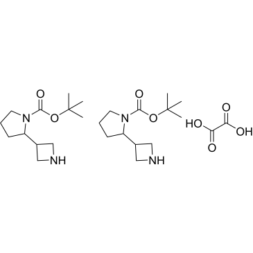 tert-butyl 2-(azetidin-3-yl)pyrrolidine-1-carboxylate;hemi(oxalic acid)|CS-0879654