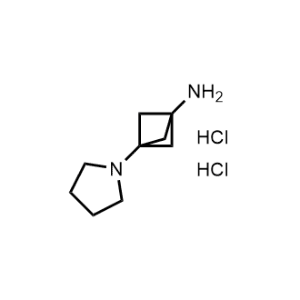 3-pyrrolidin-1-ylbicyclo[1.1.1]pentan-1-amine;dihydrochloride|CS-0879670