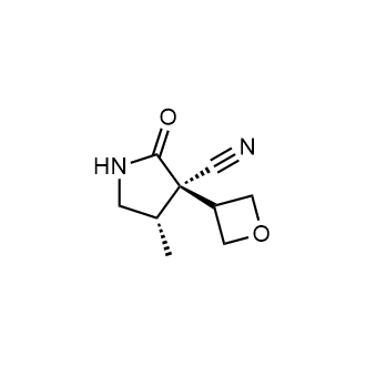 (3R,4S)-4-methyl-3-(oxetan-3-yl)-2-oxo-pyrrolidine-3-carbonitrile|CS-0879711