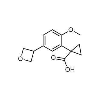 1-(2-Methoxy-5-(oxetan-3-yl)phenyl)cyclopropane-1-carboxylic acid|CS-0879959