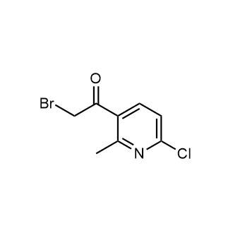 2-Bromo-1-(6-chloro-2-methylpyridin-3-yl)ethan-1-one|CS-0880056