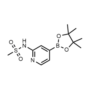 N-(4-(4,4,5,5-Tetramethyl-1,3,2-dioxaborolan-2-yl)pyridin-2-yl)methanesulfonamide|CS-0880063