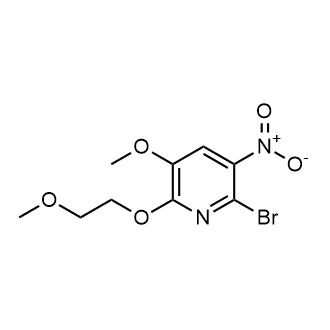 2-Bromo-5-methoxy-6-(2-methoxyethoxy)-3-nitropyridine|CS-0880372