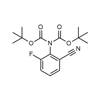 tert-Butyl (tert-butoxycarbonyl)(2-cyano-6-fluorophenyl)carbamate|CS-0880687