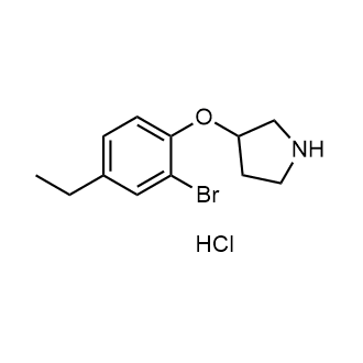 3-(2-Bromo-4-ethylphenoxy)pyrrolidine hydrochloride|CS-0880889