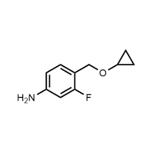4-[(Cyclopropyloxy)methyl]-3-fluorobenzenamine|CS-0881057