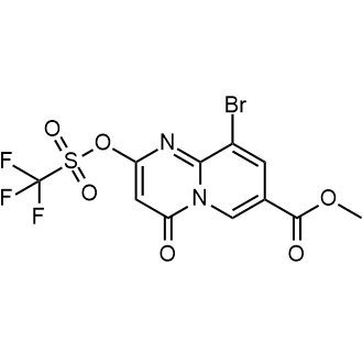 Methyl 9-bromo-4-oxo-2-(((trifluoromethyl)sulfonyl)oxy)-4H-pyrido[1,2-a]pyrimidine-7-carboxylate|CS-0881087