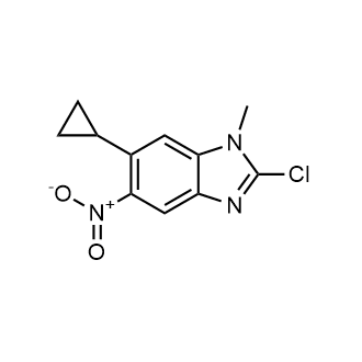2-Chloro-6-cyclopropyl-1-methyl-5-nitro-1H-benzo[d]imidazole|CS-0881113