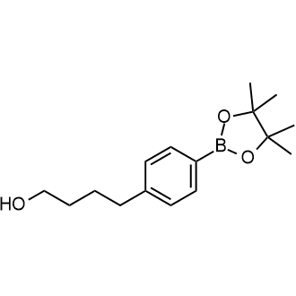 4-(4-(4,4,5,5-Tetramethyl-1,3,2-dioxaborolan-2-yl)phenyl)butan-1-ol|CS-0881183