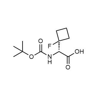 (S)-2-((tert-Butoxycarbonyl)amino)-2-(1-fluorocyclobutyl)acetic acid|CS-0881377