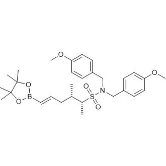 (2R,3S,E)-N,N-Bis(4-methoxybenzyl)-3-methyl-6-(4,4,5,5-tetramethyl-1,3,2-dioxaborolan-2-yl)hex-5-ene-2-sulfonamide|CS-0881438