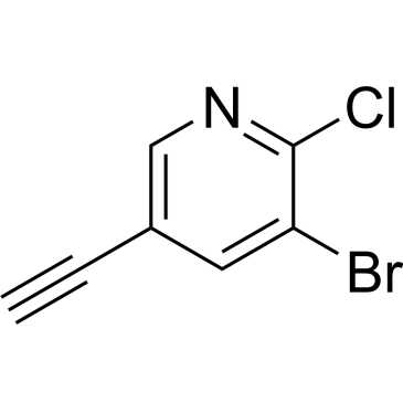 3-Bromo-2-chloro-5-ethynylpyridine|CS-0881459