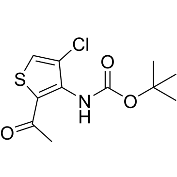 tert-Butyl (2-acetyl-4-chlorothiophen-3-yl)carbamate|CS-0881527