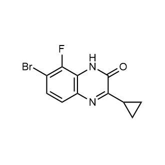 7-Bromo-3-cyclopropyl-8-fluoroquinoxalin-2(1H)-one|CS-0881716