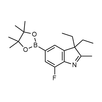 3,3-Diethyl-7-fluoro-2-methyl-5-(4,4,5,5-tetramethyl-1,3,2-dioxaborolan-2-yl)-3H-indole|CS-0881815