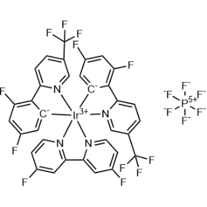 Iridium(1+), (4,4′-difluoro-2,2′-bipyridine-κN1,κN1′)bis[3,5-difluoro-2-[5-(trifluoromethyl)-2-pyridinyl-κN]phenyl-κC]-, (OC-6-33)-, hexafluorophosphate(1-) 1:1|CS-0881937