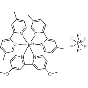 Iridium(1+), (4,4′-dimethoxy-2,2′-bipyridine-κN1,κN1′)bis[5-methyl-2-(4-methyl-2-pyridinyl-κN)phenyl-κC]-, (OC-6-33)-, hexafluorophosphate(1-) 1:1|CS-0881974