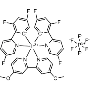 Iridium(1+), bis[3,5-difluoro-2-(5-fluoro-2-pyridinyl-κN)phenyl-κC](4,4′-dimethoxy-2,2′-bipyridine-κN1,κN1′)-, (OC-6-33)-, hexafluorophosphate(1-) 1:1|CS-0881977