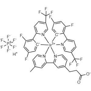 Bis[2-(2,4-difluorophenyl)-5-trifluoromethylpyridine][4,4'-methylpropionyl-2,2'-bipyridine] iridium (III) hexafluorophosphate|CS-0881980