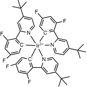 Tris[2-[4-(1,1-dimethylethyl)-2-pyridinyl-κN]-3,5-difluorophenyl-κC]iridium|CS-0881982