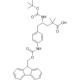 (S)-5-(4-((((9H-Fluoren-9-yl)methoxy)carbonyl)amino)phenyl)-4-((tert-butoxycarbonyl)amino)-2,2-dimethylpentanoic acid|CS-0882336