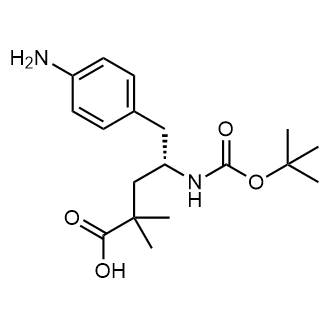 (S)-5-(4-Aminophenyl)-4-((tert-butoxycarbonyl)amino)-2,2-dimethylpentanoic acid|CS-0882360
