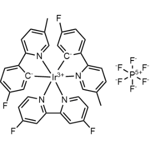 Iridium(1+), (4,4′-difluoro-2,2′-bipyridine-κN1,κN1′)bis[5-fluoro-2-(5-methyl-2-pyridinyl-κN)phenyl-κC]-, (OC-6-33)-, hexafluorophosphate(1-) 1:1|CS-0882362