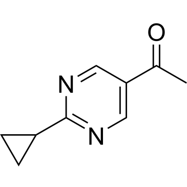 1-(2-Cyclopropylpyrimidin-5-yl)ethan-1-one|CS-0882384