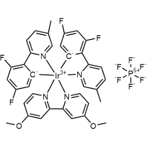 Iridium(1+), bis[3,5-difluoro-2-(5-methyl-2-pyridinyl-κN)phenyl-κC](4,4′-dimethoxy-2,2′-bipyridine-κN1,κN1′)-, (OC-6-33)-, hexafluorophosphate(1-) 1:1|CS-0882424