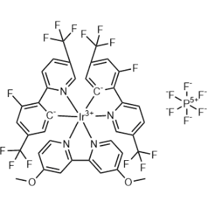 Iridium(1+), (4,4′-dimethoxy-2,2′-bipyridine-κN1,κN1′)bis[3-fluoro-5-(trifluoromethyl)-2-[5-(trifluoromethyl)-2-pyridinyl-κN]phenyl-κC]-, (OC-6-33)-, hexafluorophosphate(1-) 1:1|CS-0882477