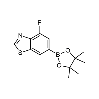 4-Fluoro-6-(4,4,5,5-tetramethyl-1,3,2-dioxaborolan-2-yl)benzo[d]thiazole|CS-0882596