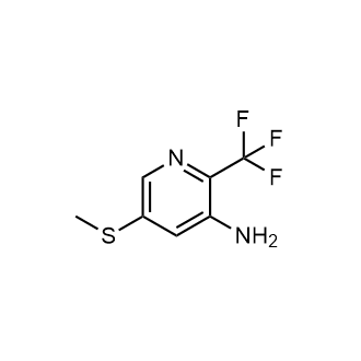 5-(Methylthio)-2-(trifluoromethyl)pyridin-3-amine|CS-0882705