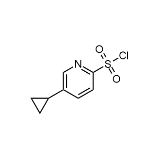 5-Cyclopropylpyridine-2-sulfonyl chloride|CS-0882733