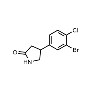 4-(3-Bromo-4-chlorophenyl)pyrrolidin-2-one|CS-0882884