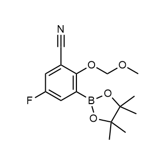 5-Fluoro-2-(methoxymethoxy)-3-(4,4,5,5-tetramethyl-1,3,2-dioxaborolan-2-yl)benzonitrile|CS-0883143