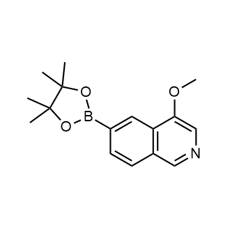 4-Methoxy-6-(4,4,5,5-tetramethyl-1,3,2-dioxaborolan-2-yl)isoquinoline|CS-0883214