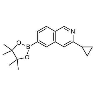 3-Cyclopropyl-6-(4,4,5,5-tetramethyl-1,3,2-dioxaborolan-2-yl)isoquinoline|CS-0883215