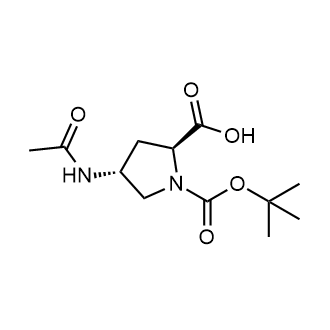 (2S,4R)-4-Acetamido-1-(tert-butoxycarbonyl)pyrrolidine-2-carboxylic acid|CS-0883362