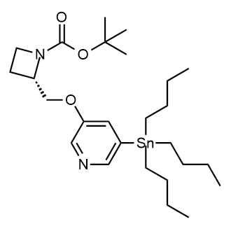 1,1-Dimethylethyl (2S)-2-[[[5-(tributylstannyl)-3-pyridinyl]oxy]methyl]-1-azetidinecarboxylate|CS-0883395