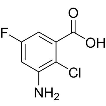 3-Amino-2-chloro-5-fluorobenzoic acid|CS-0883545