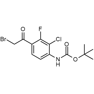 tert-Butyl (4-(2-bromoacetyl)-2-chloro-3-fluorophenyl)carbamate|CS-0883568