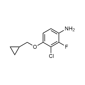 3-Chloro-4-(cyclopropylmethoxy)-2-fluoroaniline|CS-0883658
