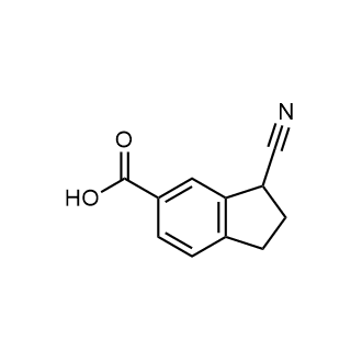 3-Cyano-2,3-dihydro-1H-indene-5-carboxylic acid|CS-0883729