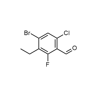 4-Bromo-6-chloro-3-ethyl-2-fluorobenzaldehyde|CS-0884337