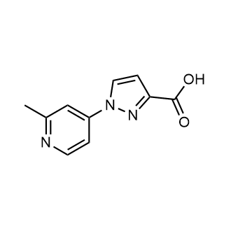 1-(2-Methylpyridin-4-yl)-1H-pyrazole-3-carboxylic acid|CS-0884391