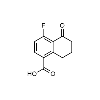 4-Fluoro-5-oxo-5,6,7,8-tetrahydronaphthalene-1-carboxylic acid|CS-0884403