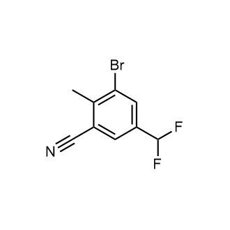 3-Bromo-5-(difluoromethyl)-2-methylbenzonitrile|CS-0884438