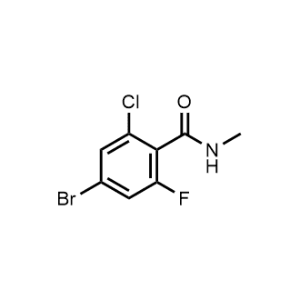 4-Bromo-2-chloro-6-fluoro-N-methylbenzamide|CS-0884693