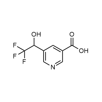 5-(2,2,2-Trifluoro-1-hydroxyethyl)nicotinic acid|CS-0885061